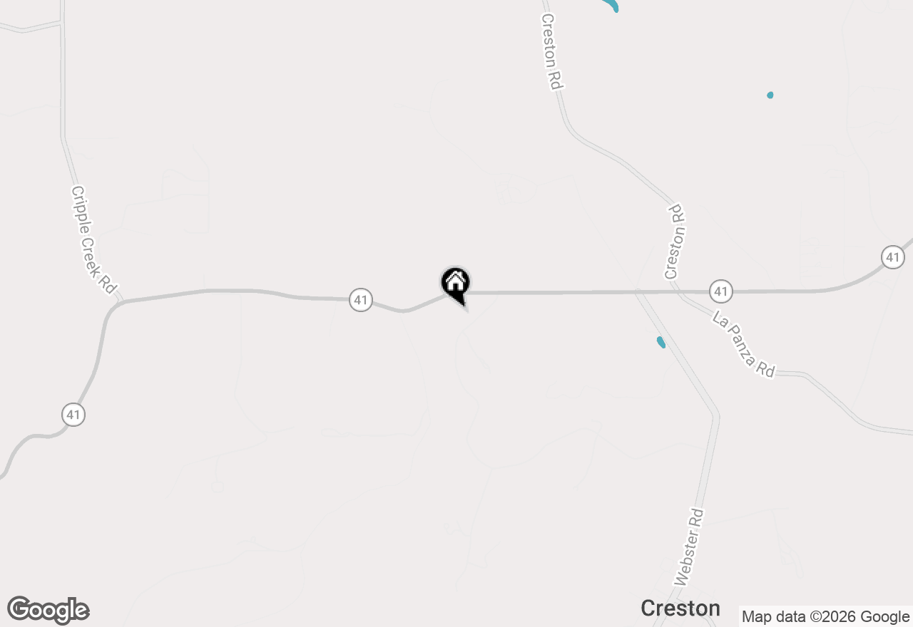 Map of 5675 Iron Gate, Paso Robles, CA 93446