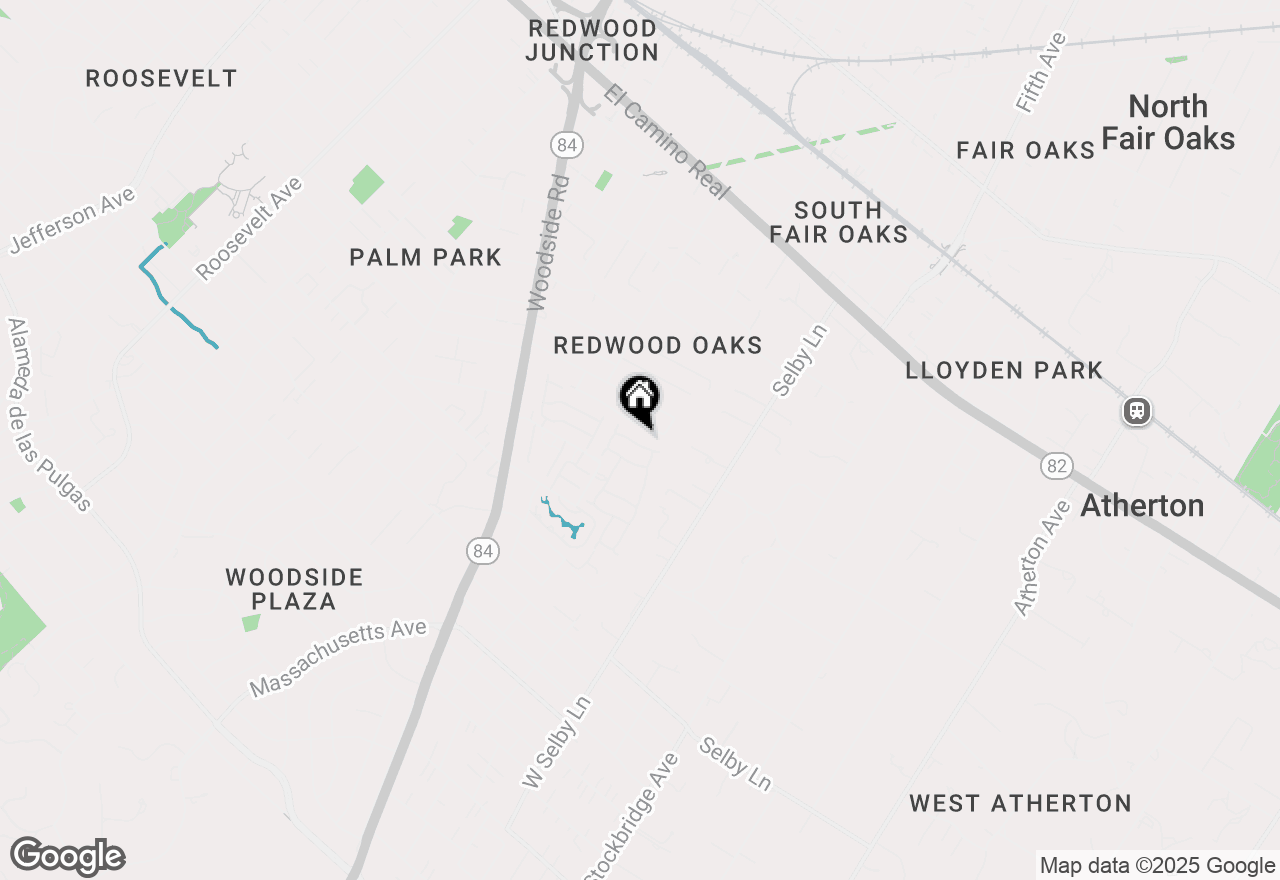 Map of 213 Yarborough Lane, Redwood City, CA 94061