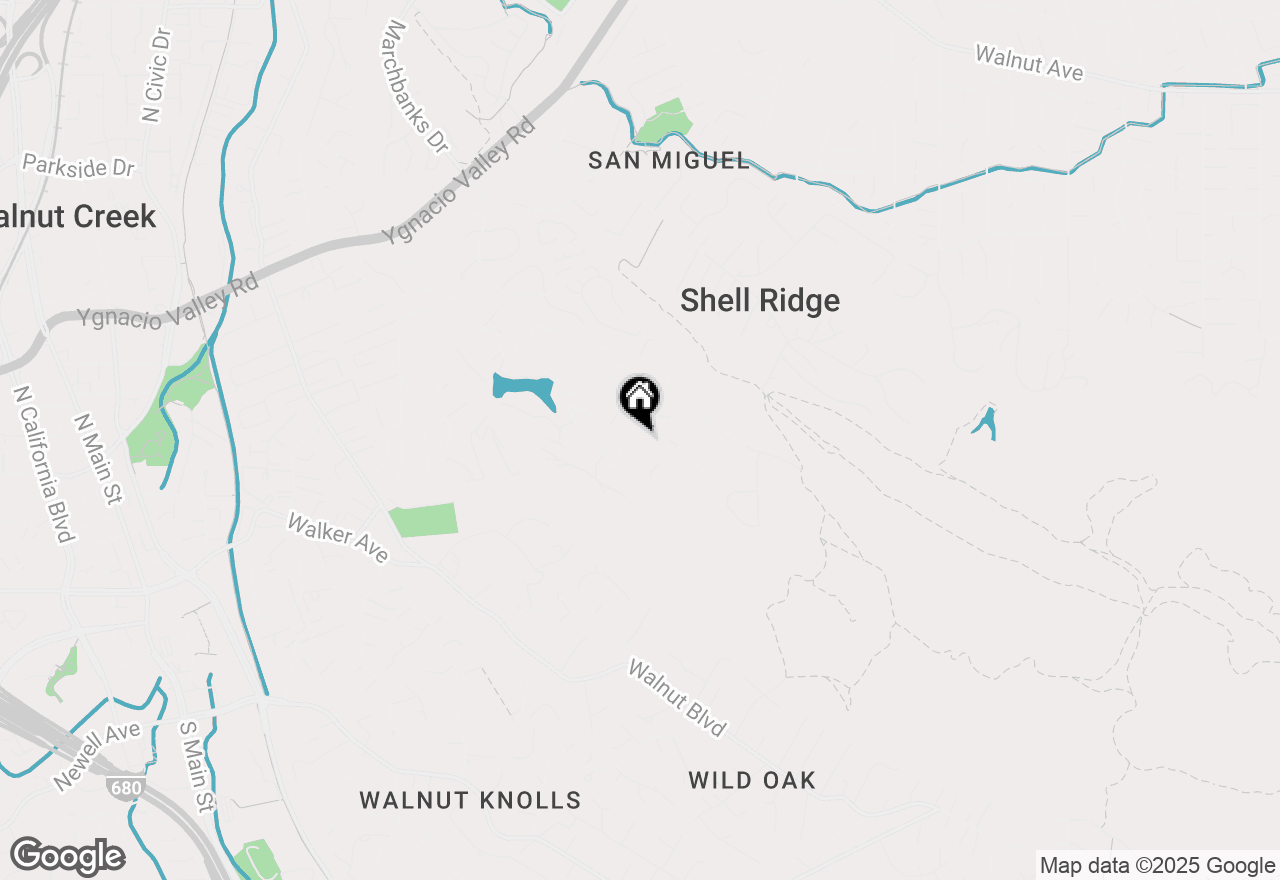 Map of 490 La Vista Road, Walnut Creek, CA 94598