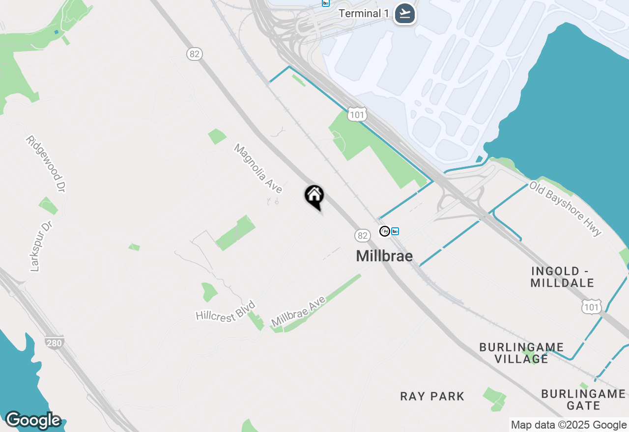 Map of 400 Magnolia Avenue, Millbrae, CA 94030