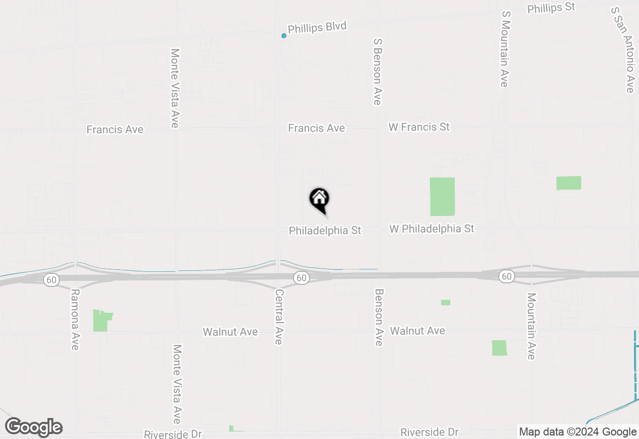 Map of 5490 Philadelphia Street #C, Chino, CA 91710