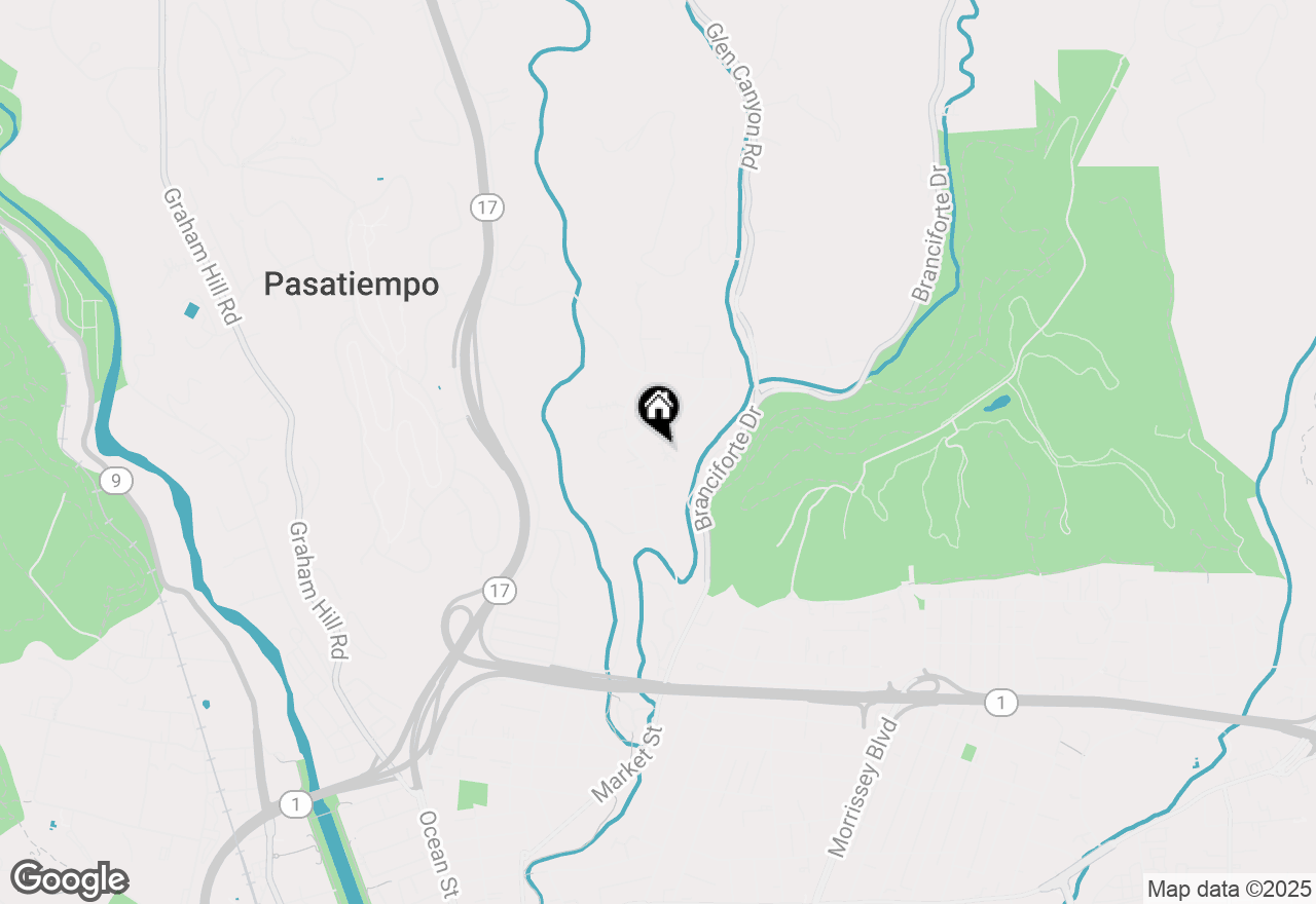 Map of 111 Esmeralda Drive, Santa Cruz, CA 95060