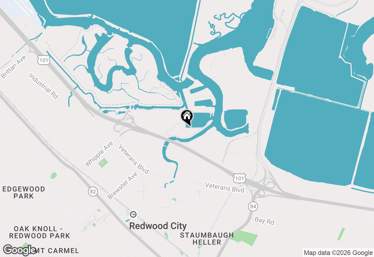 Map of 639 Turnbuckle Drive #1503, Redwood City, CA 94063
