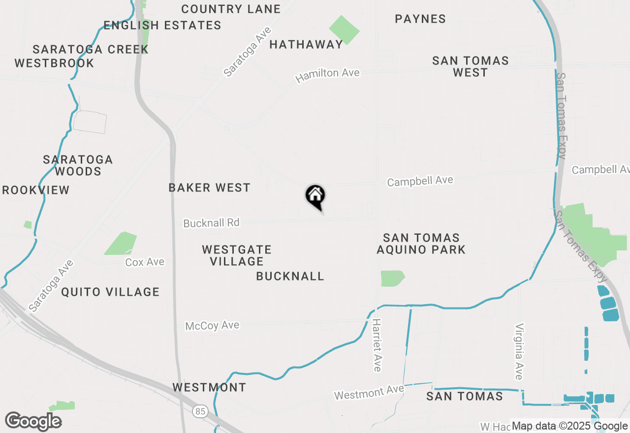 Map of 1815 Bucknall Road, Campbell, CA 95008