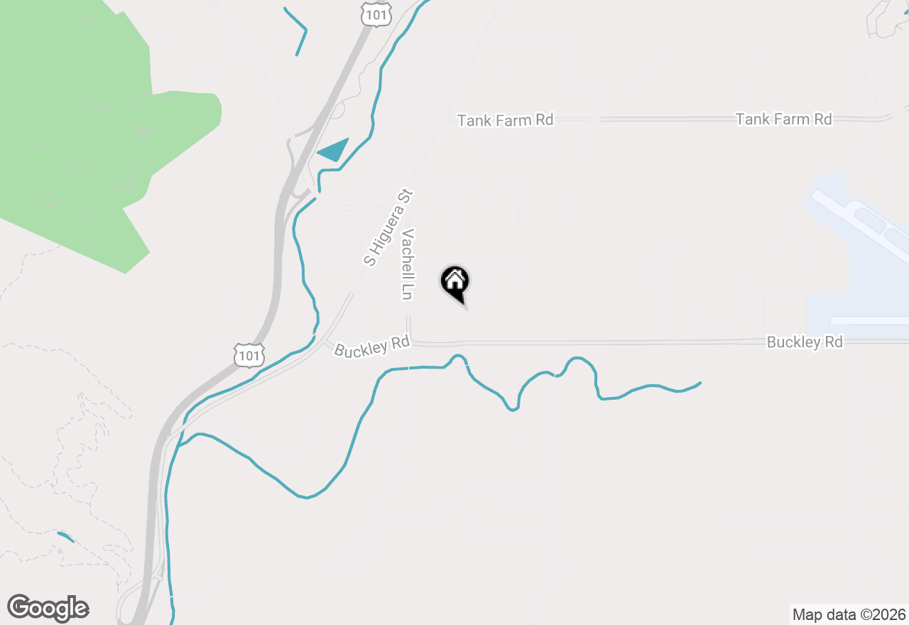 Map of 186 Earthwood, San Luis Obispo, CA 93401
