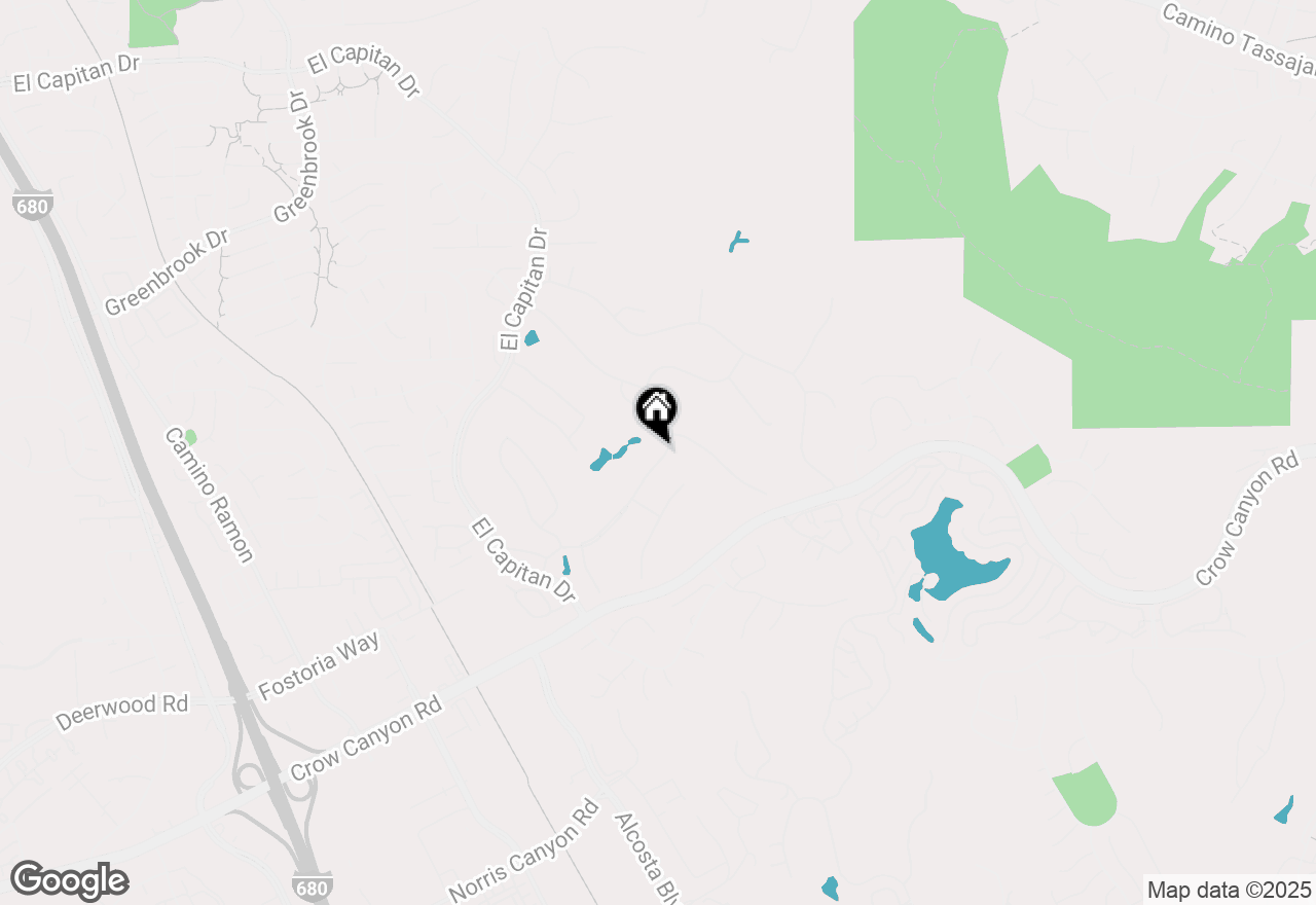 Map of 631 Silver Lake Drive, Danville, CA 94526