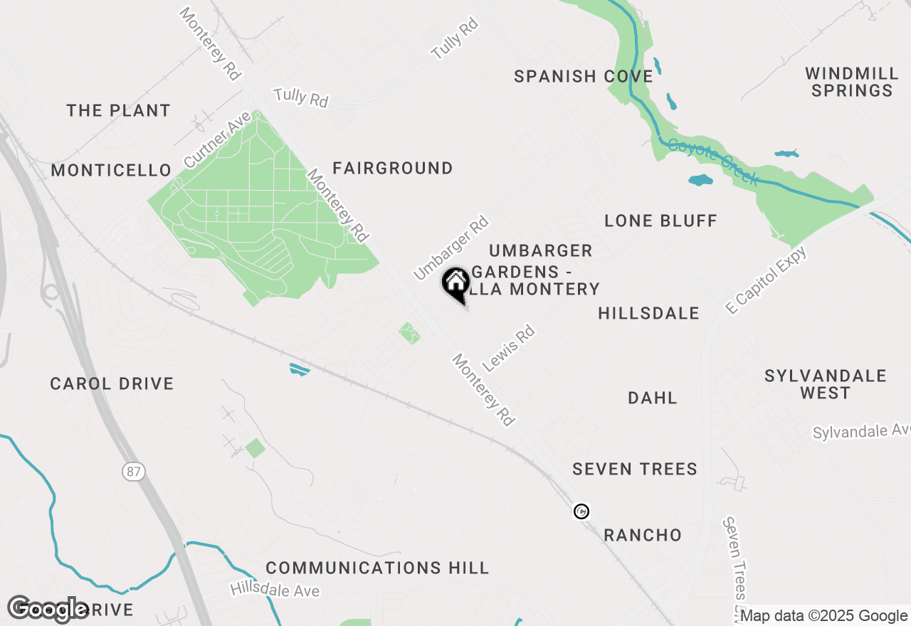 Map of 2784 Monterey Highway #48, San Jose, CA 95111