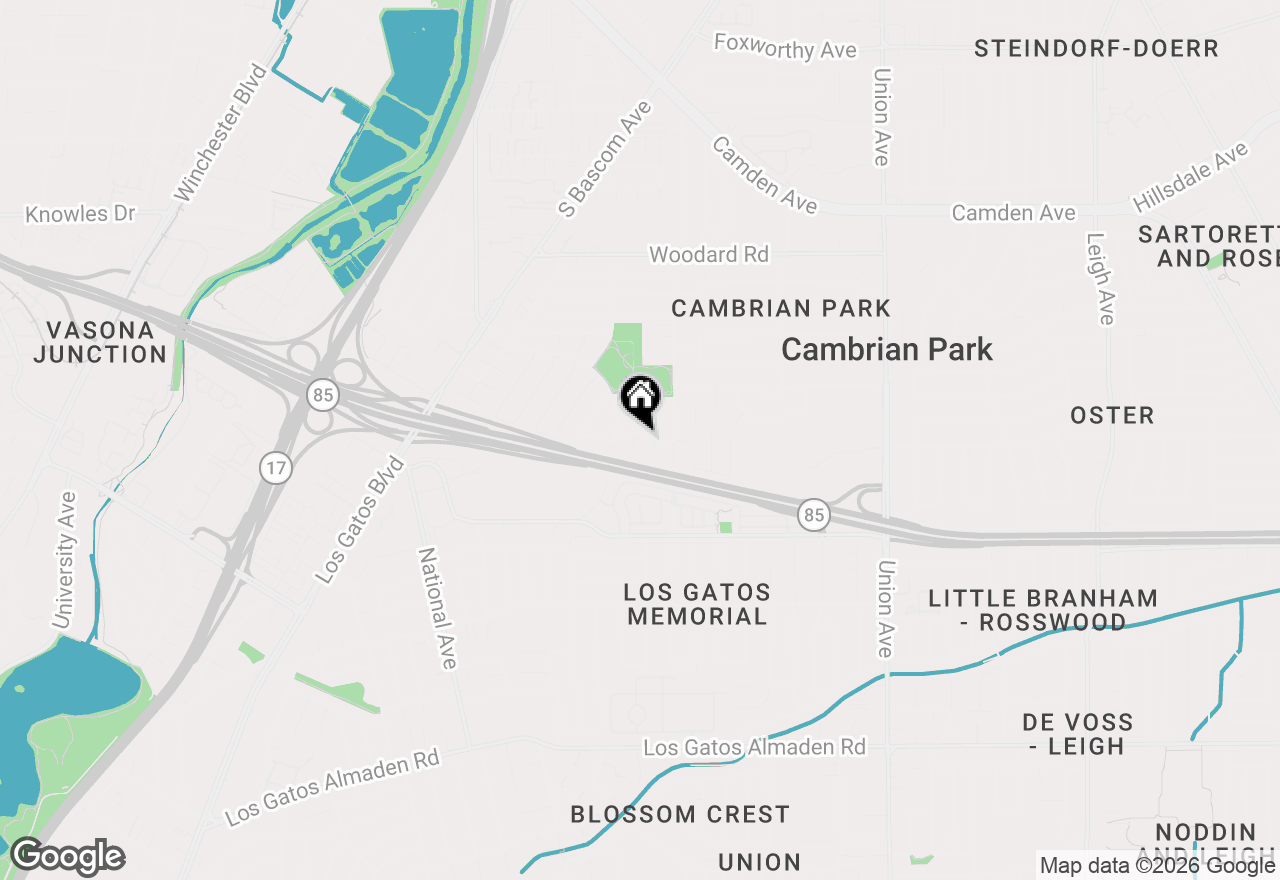 Map of 4178 Haven Court, San Jose, CA 95124
