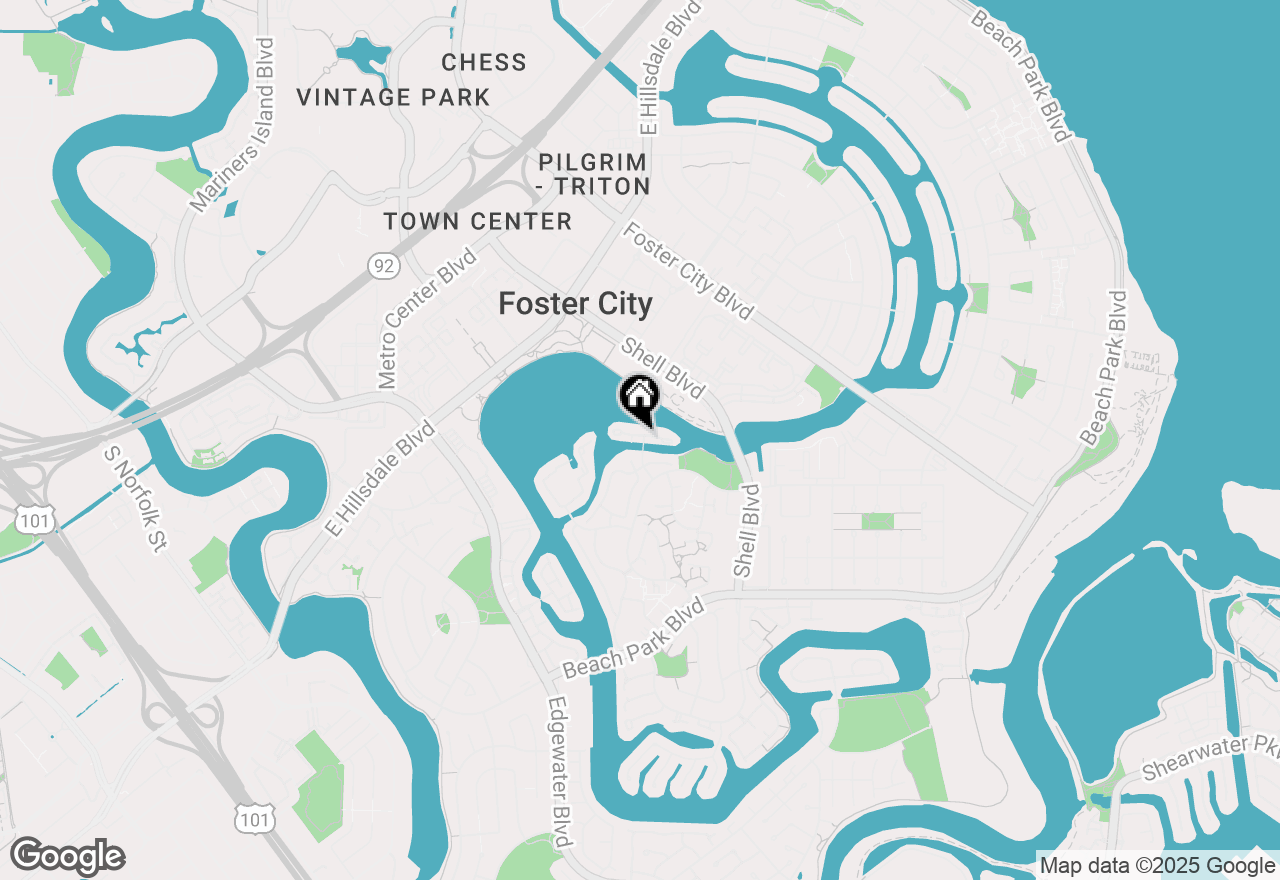 Map of 906 Lido Lane, Foster City, CA 94404