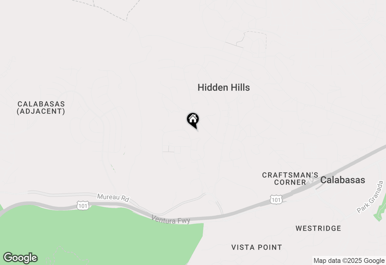 Map of 25079 Jim Bridger Road, Hidden Hills, CA 91302