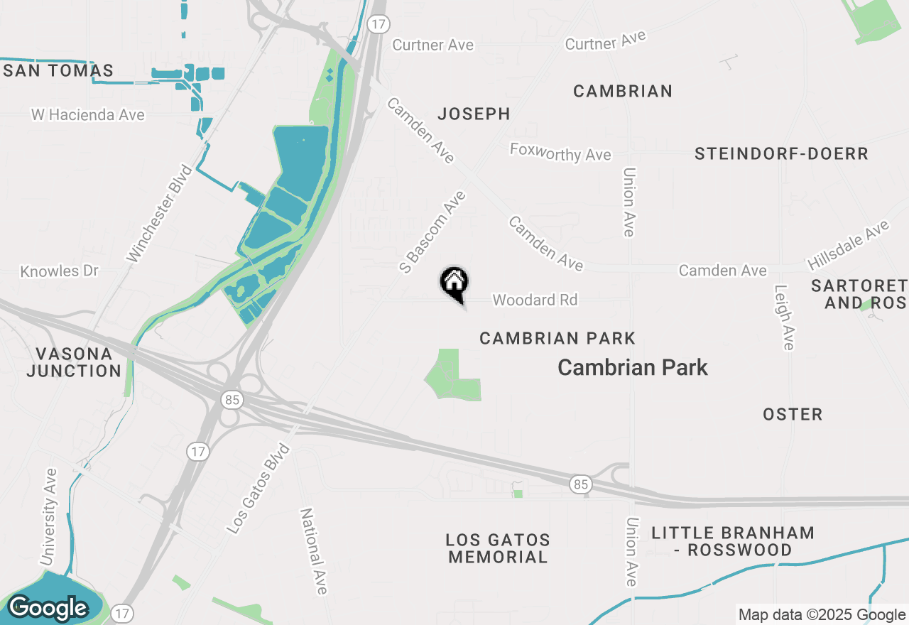 Map of 2281 Starbright Drive, San Jose, CA 95124