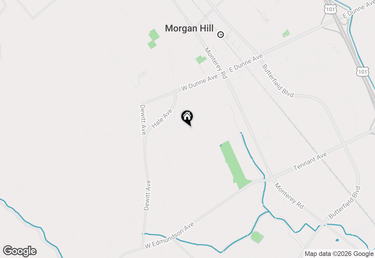 Map of 16655 Glenn Canyon Court, Morgan Hill, CA 95037