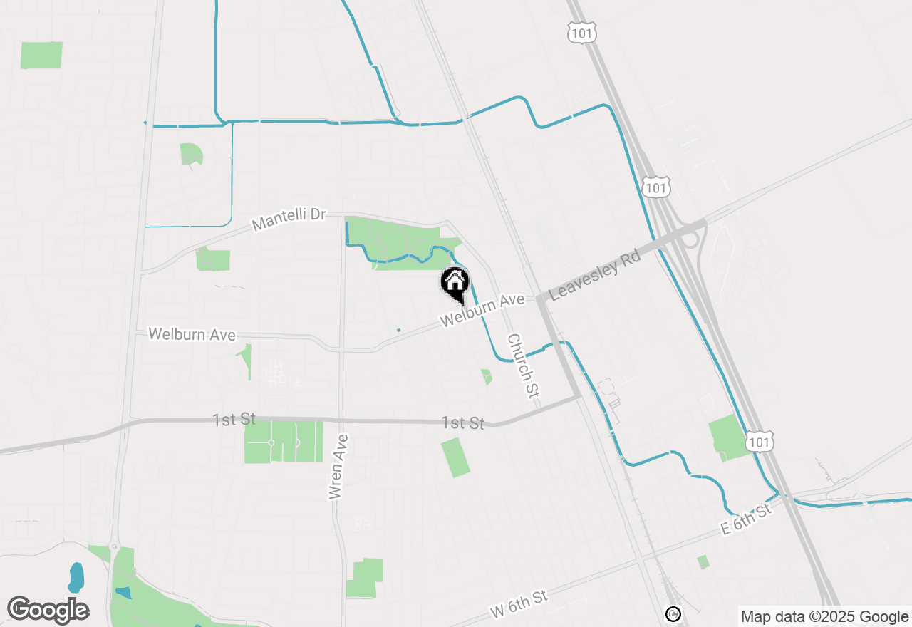 Map of 401 Welburn Avenue, Gilroy, CA 95020