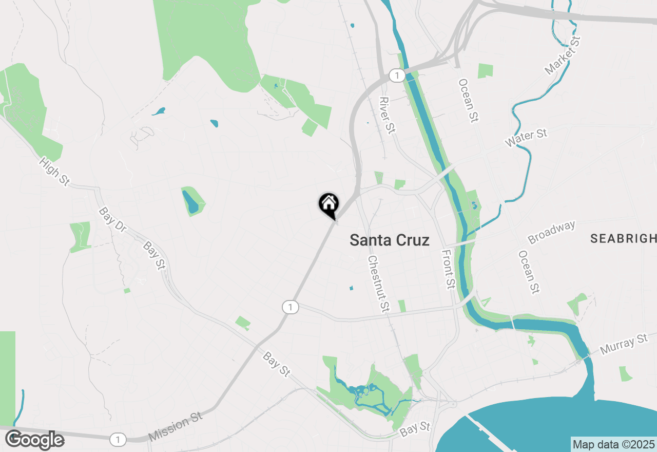 Map of 608 & 612 Mission Street, Santa Cruz, CA 95060