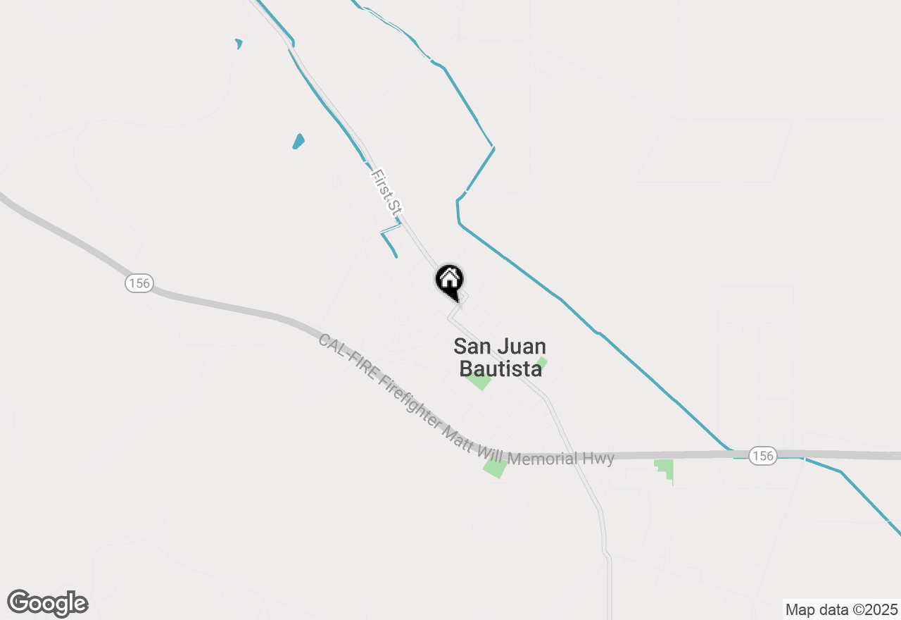 Map of 27 Monterey Street, San Juan Bautista, CA 95045