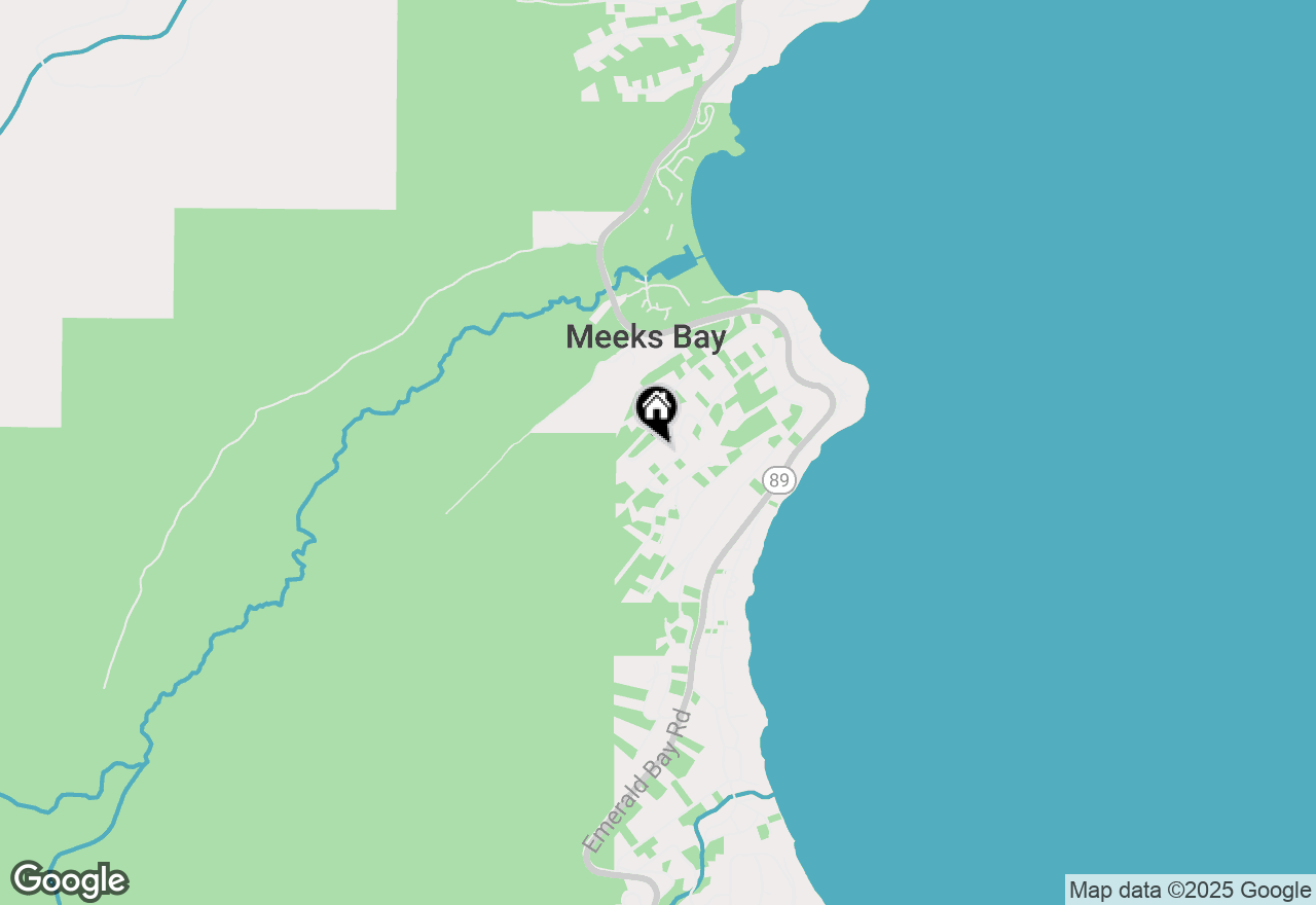 Map of 521 Sweetwater Drive, Meeks Bay, CA 96142