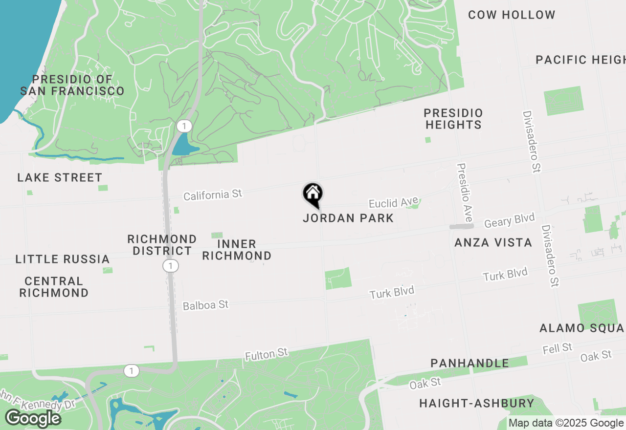 Map of 32-34 Clement Street, San Francisco, CA 94118