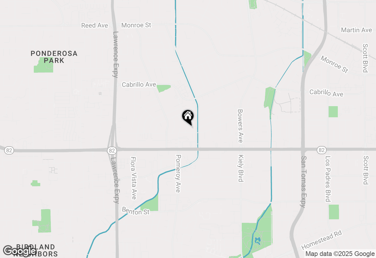 Map of 1725 Townsend Avenue, Santa Clara, CA 95051