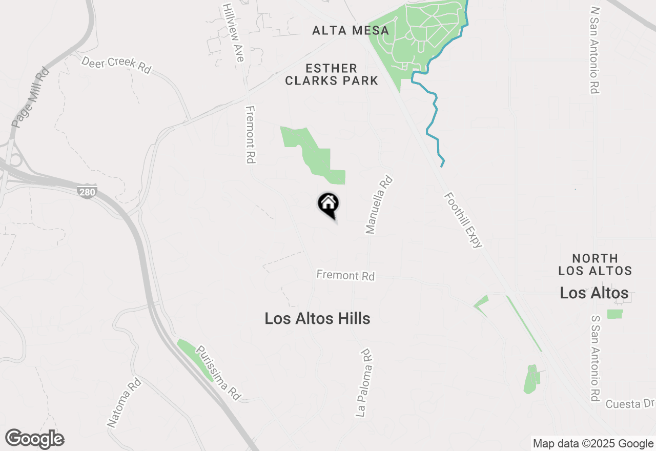 Map of 26321 Alexander Place, Los Altos Hills, CA 94022