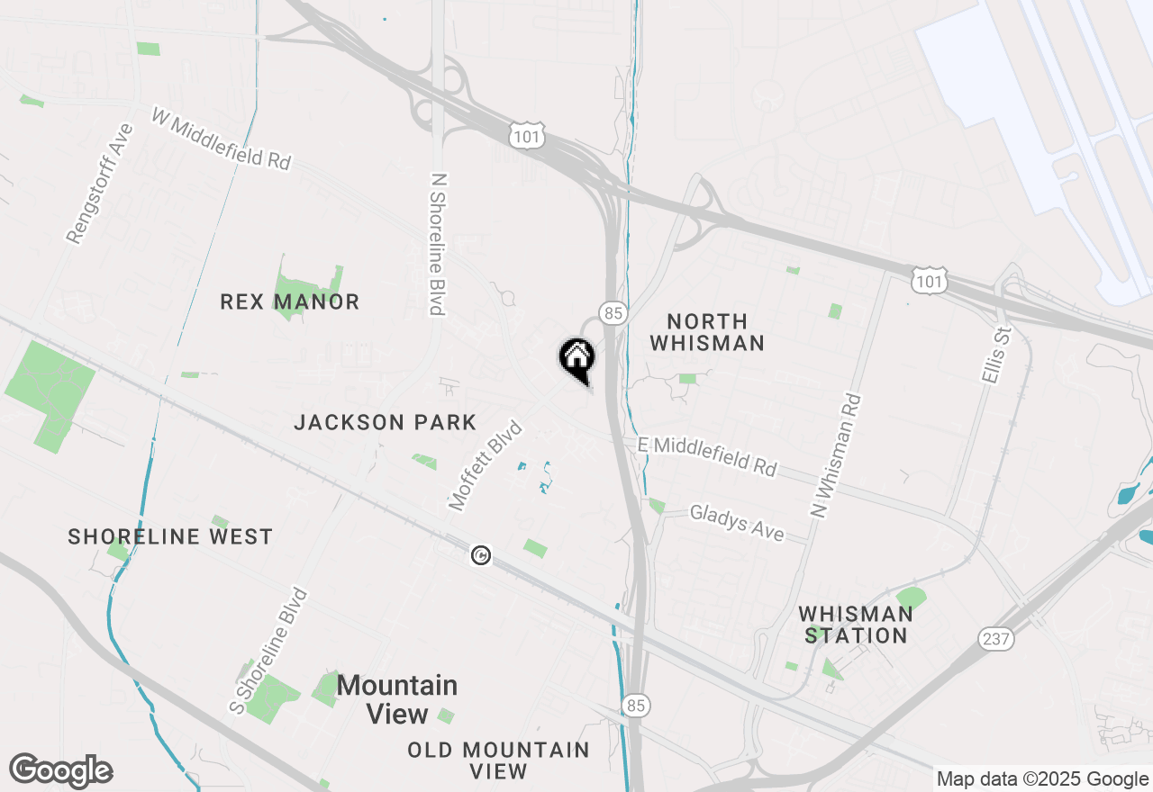 Map of 500 W Middlefield Road #18, Mountain View, CA 94043