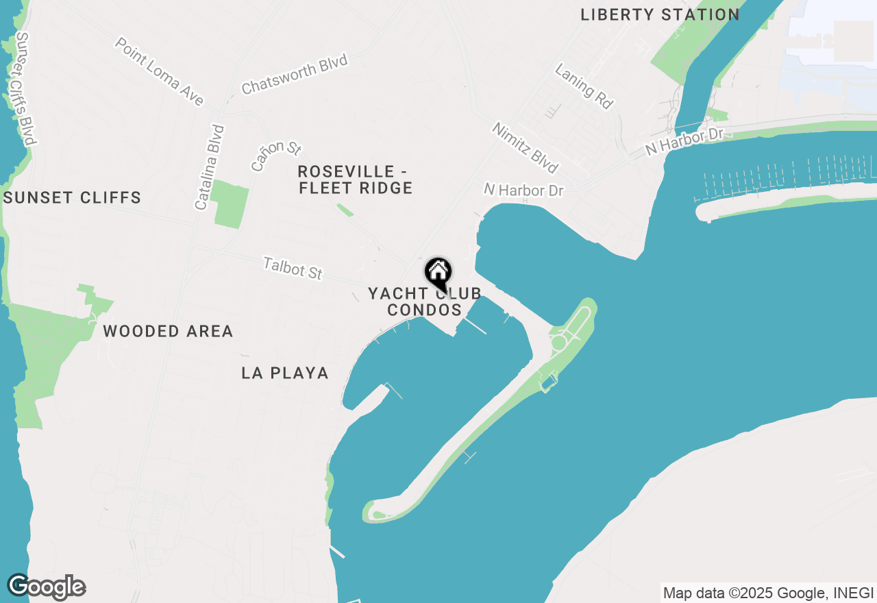 Map of 1052 Anchorage Ln, San Diego, CA 92106