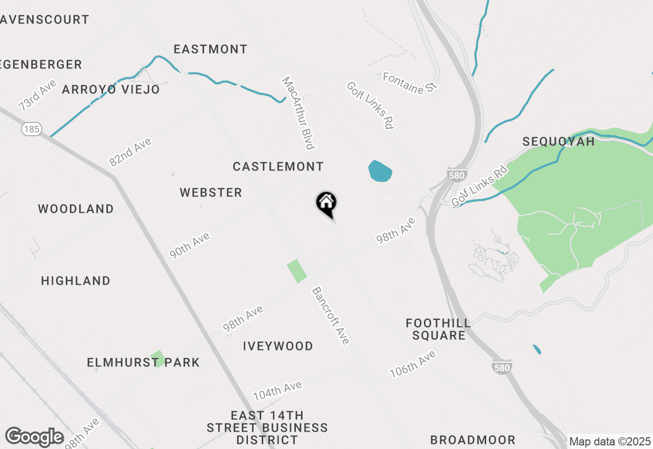 Map of 9455 Macarthur Blvd, Oakland, CA 94605