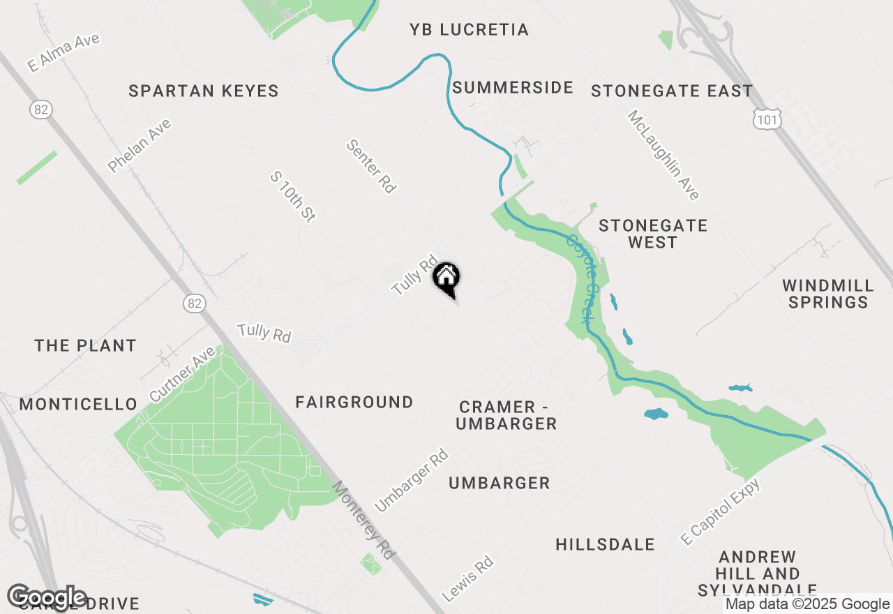 Map of 2681 Corde Terra Circle, San Jose, CA 95111