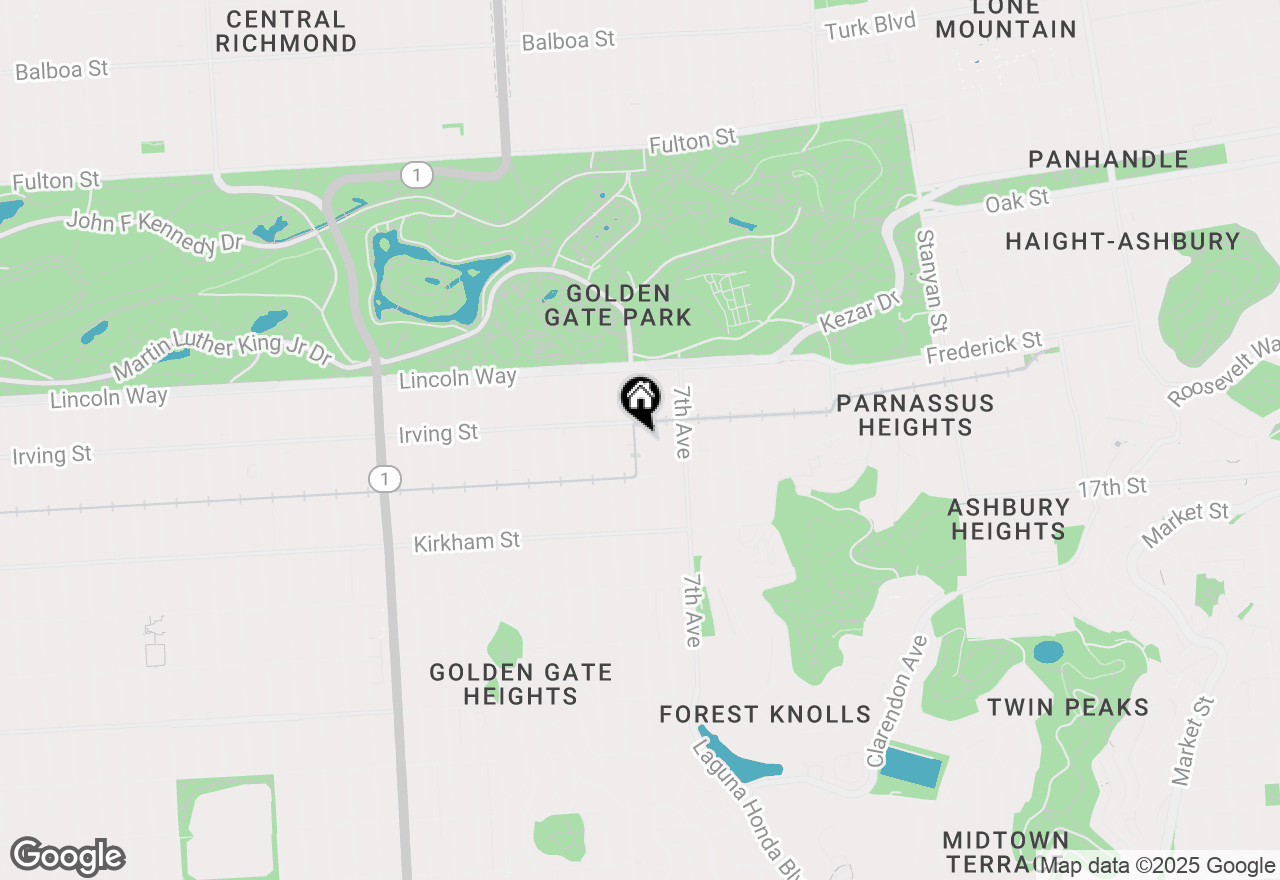 Map of 1330 9th Avenue, San Francisco, CA 94122