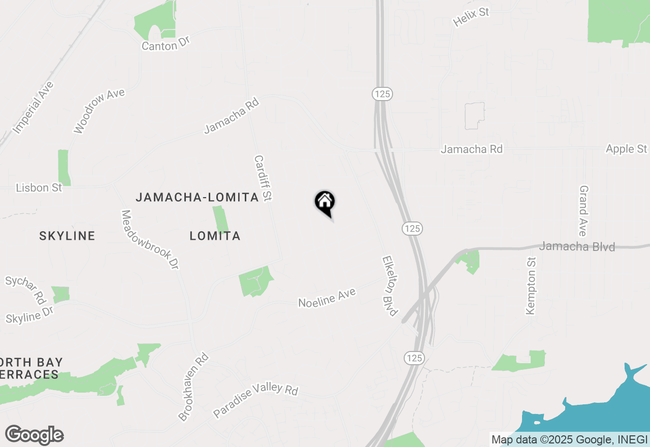 Map of 855 Osage Street, San Diego, CA 92114