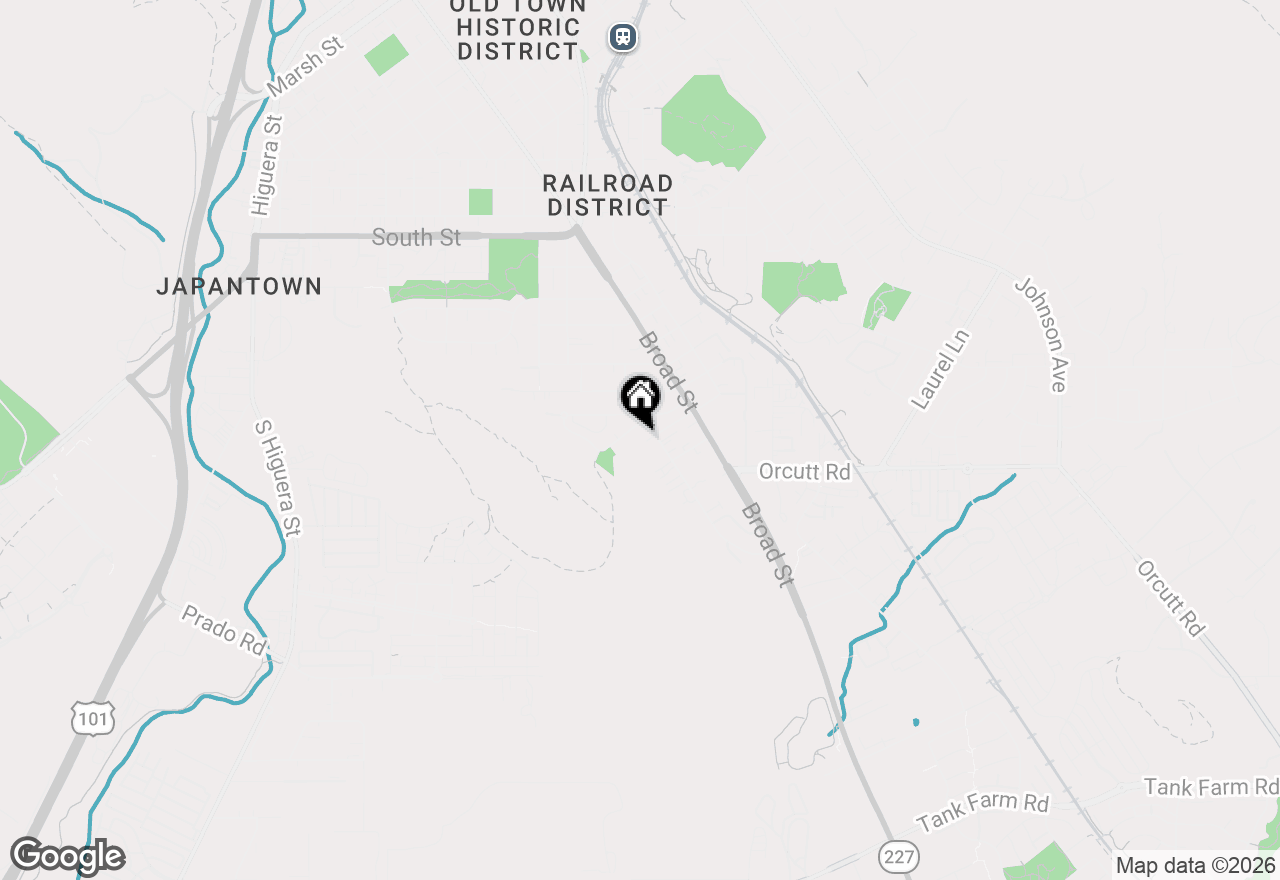 Map of 552 Perkins Lane, San Luis Obispo, CA 93401