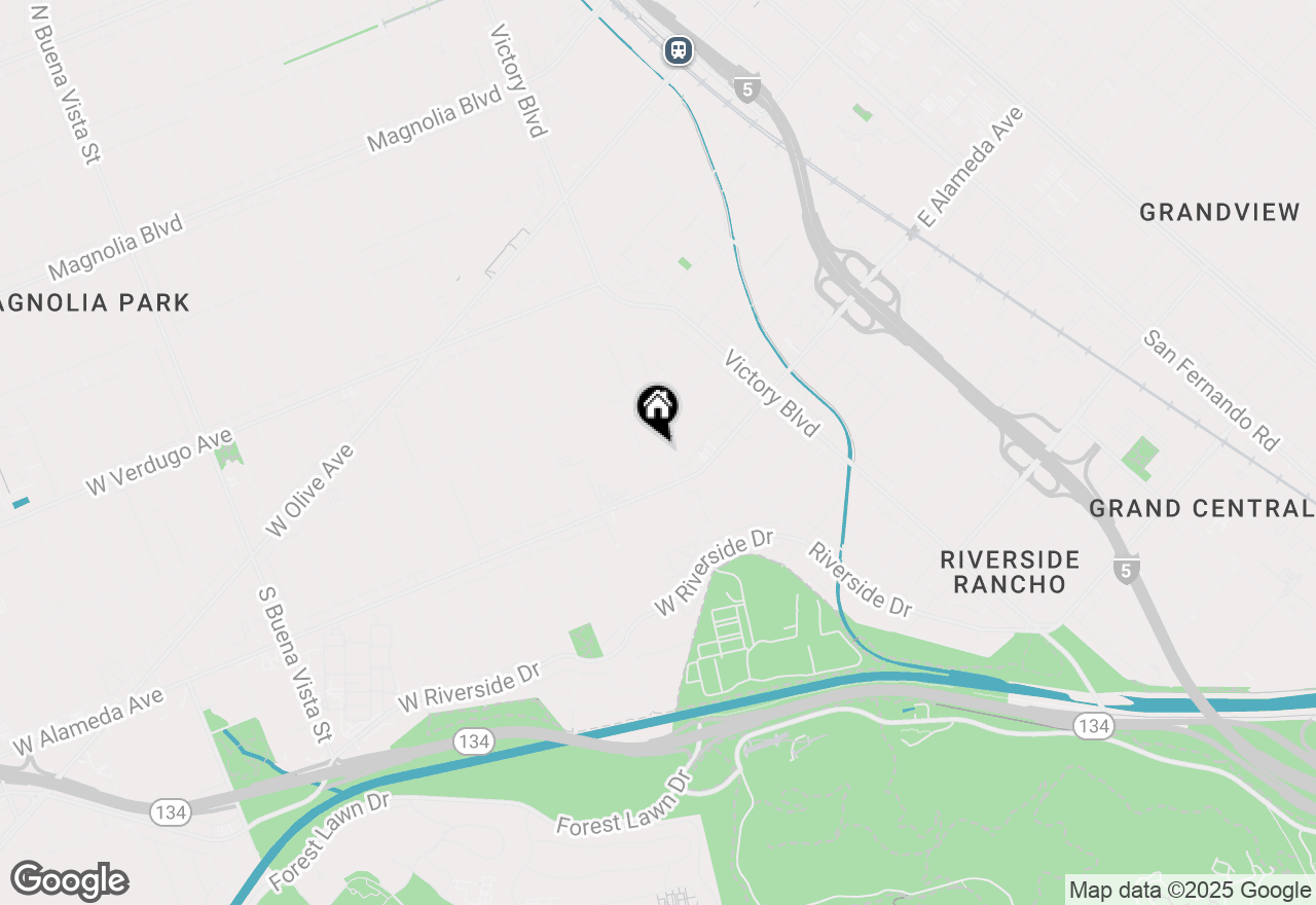 Map of 819 S Main Street, Burbank, CA 91506