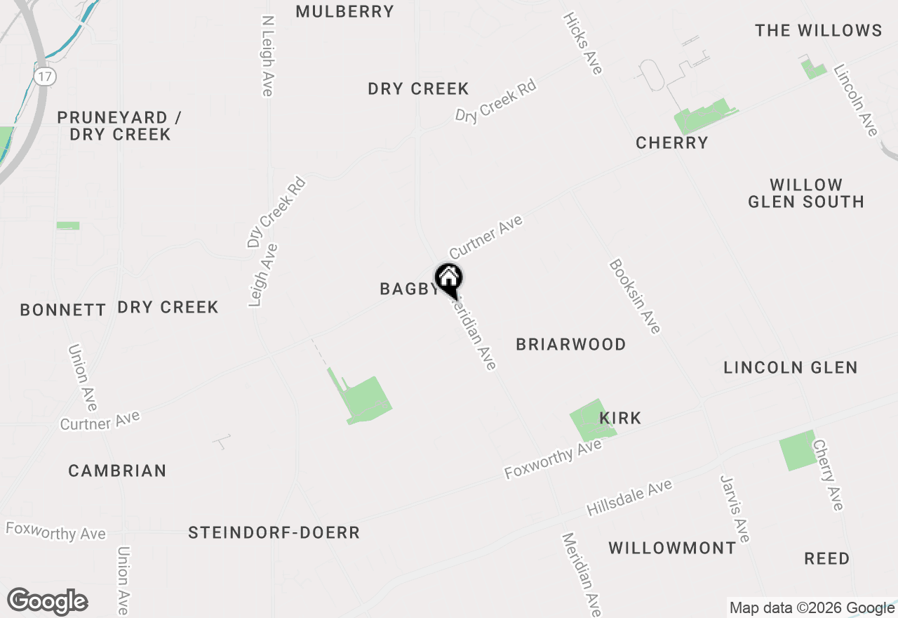 Map of 2498 Raleigh Drive, San Jose, CA 95124