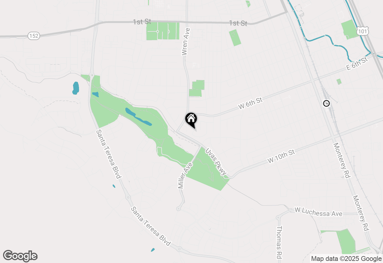 Map of 7305 Chadwick Street, Gilroy, CA 95020