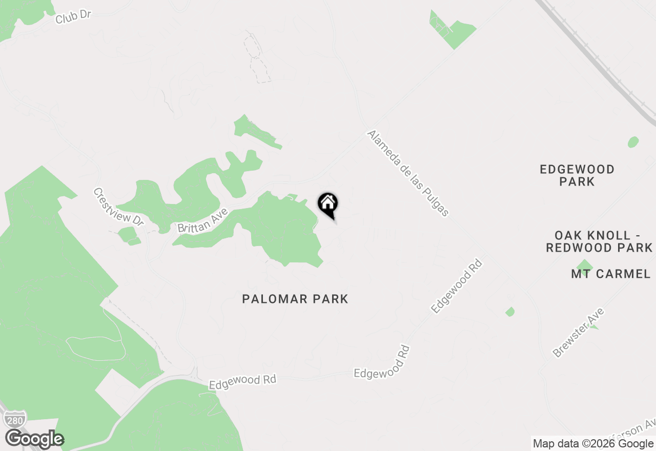 Map of 2936 Eaton Avenue, San Carlos, CA 94070