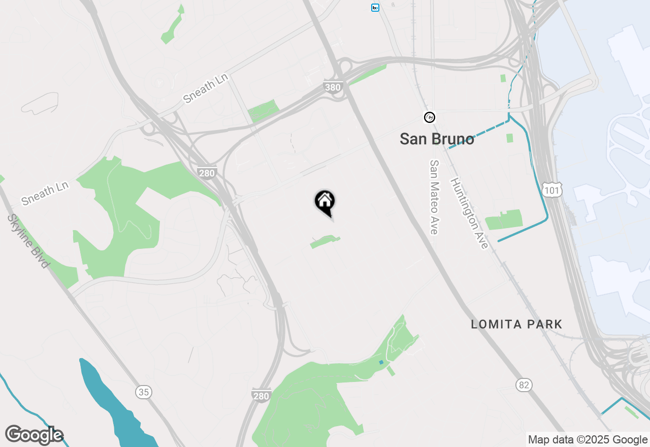 Map of 1333 Williams Avenue, San Bruno, CA 94066