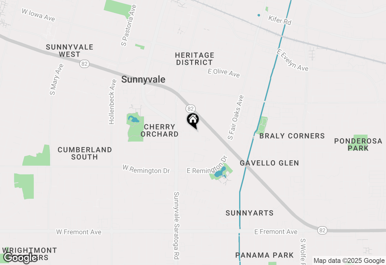Map of 175 Brahms Way, Sunnyvale, CA 94087