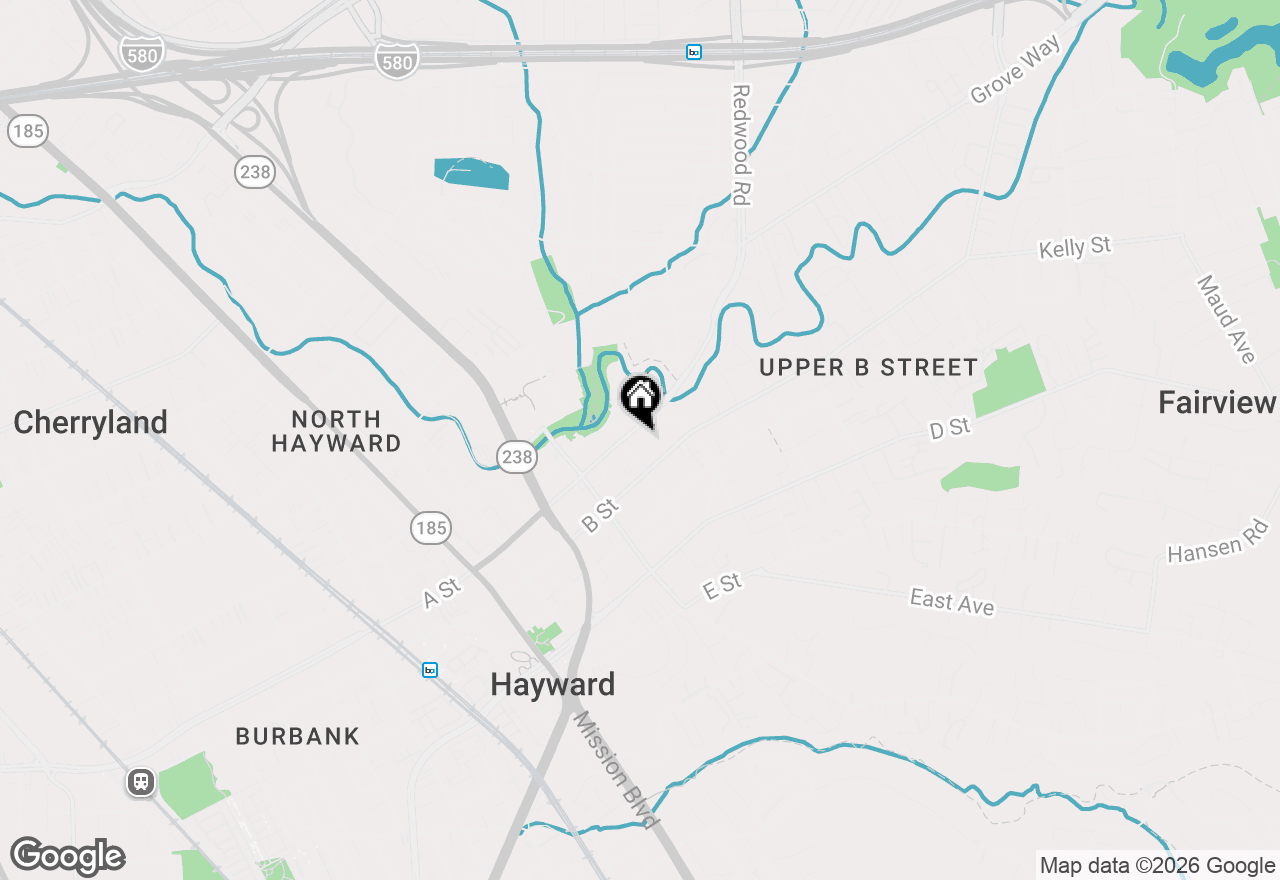 Map of 1315 A St #206, Hayward, CA 94541