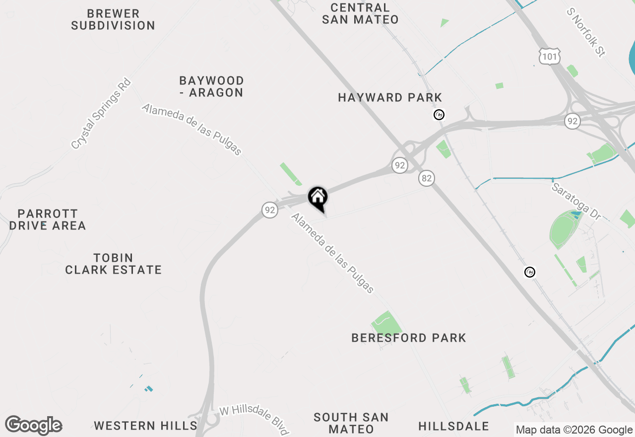 Map of 1919 Alameda De Las Pulgas #14, San Mateo, CA 94403