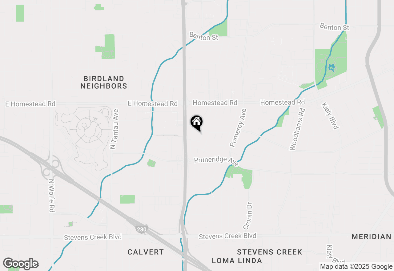 Map of 3513 Oxford Court, Santa Clara, CA 95051