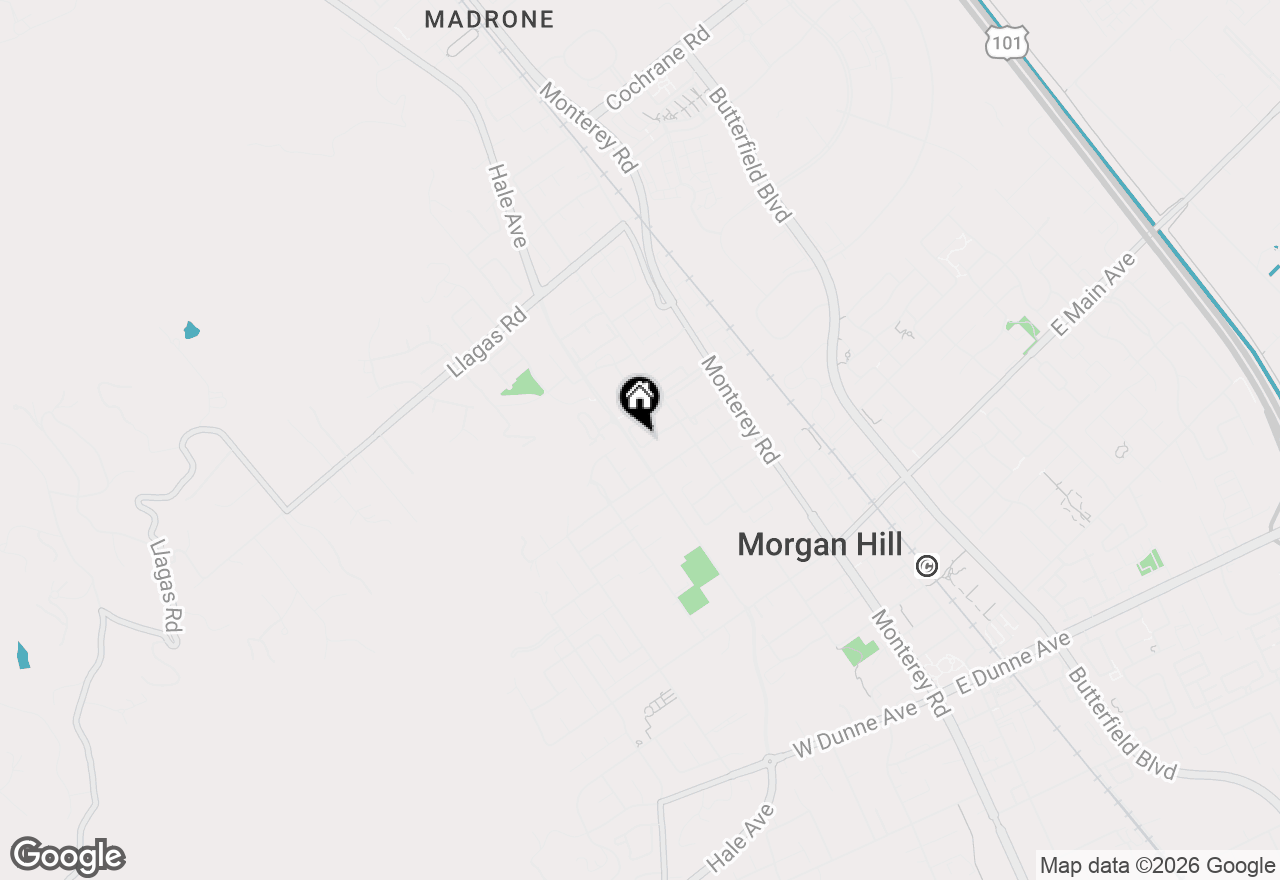 Map of 179 Del Monte Lane, Morgan Hill, CA 95037
