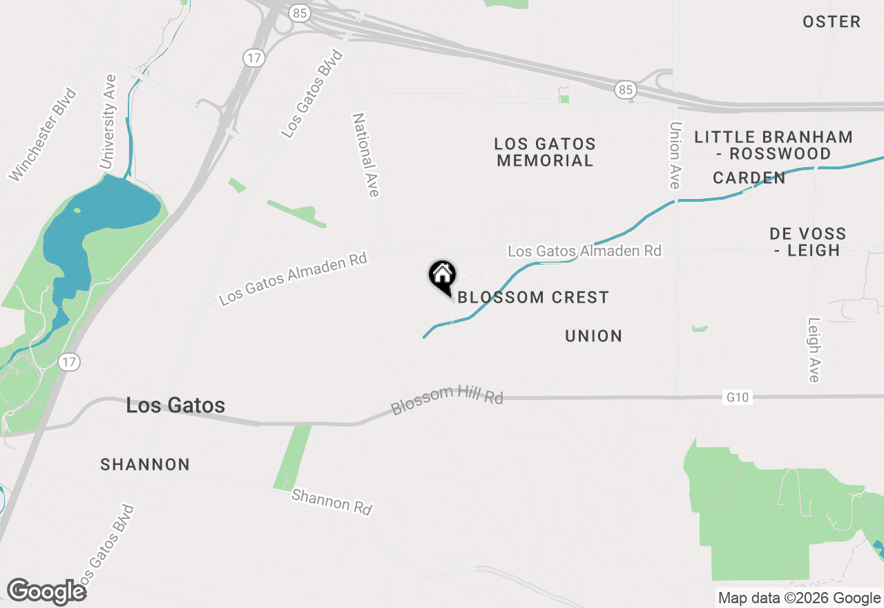 Map of 15681 Camino Del Cerro, Los Gatos, CA 95032
