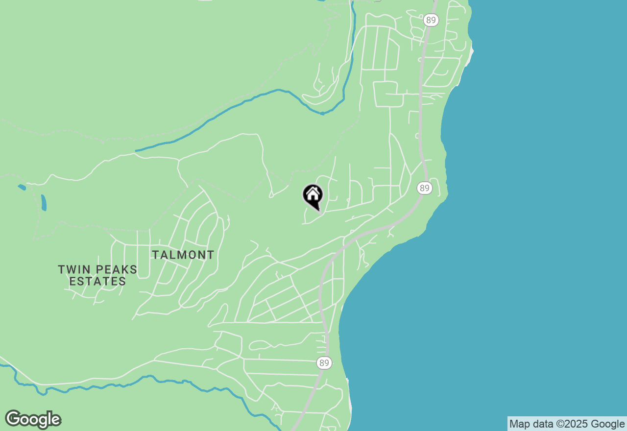 Map of 280 Tahoe Woods Blvd #1, Tahoe City, CA 96145