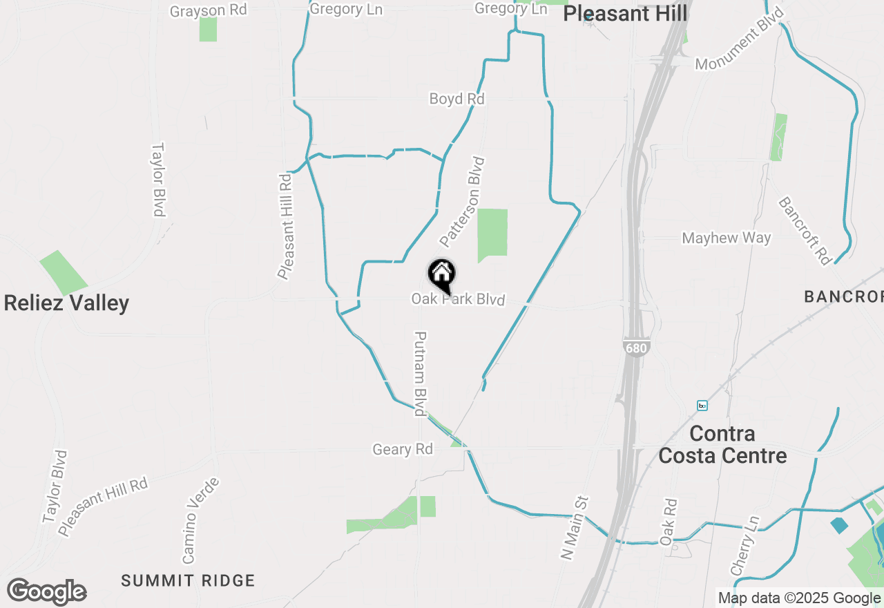 Map of 1855 Oak Park Blvd, Pleasant Hill, CA 94523
