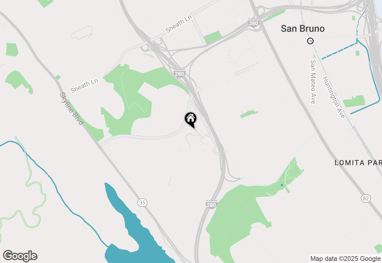 Map of 8124 Shelter Creek Lane, San Bruno, CA 94066