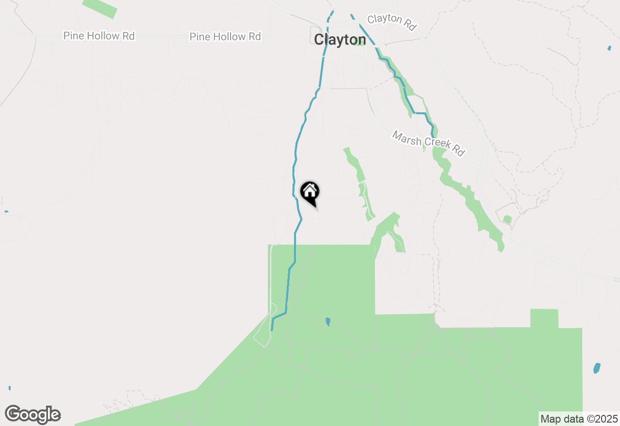 Map of 581 Mt Dell, Clayton, CA 94517
