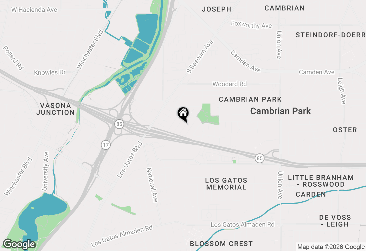 Map of 4114 Cranford Circle, San Jose, CA 95124