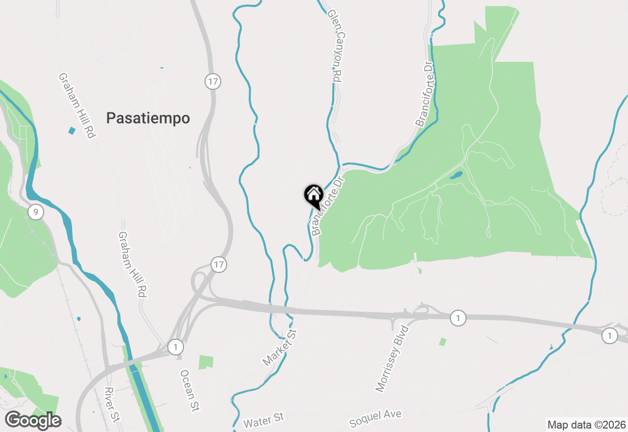 Map of 366 Branciforte Drive, Santa Cruz, CA 95060