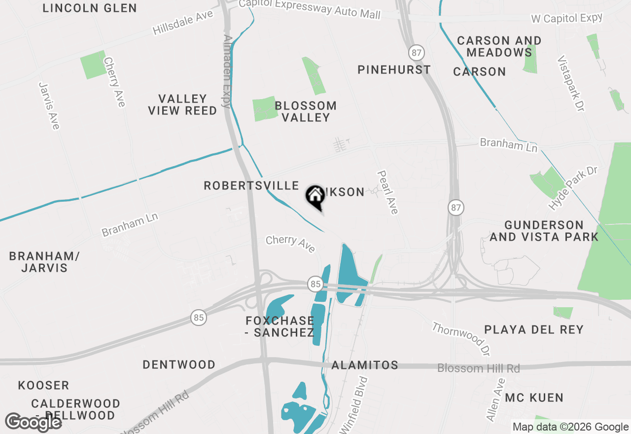Map of 4841 Tonino Drive, San Jose, CA 95136