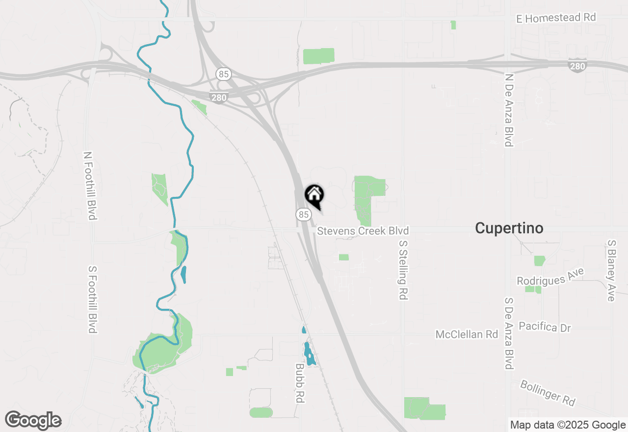 Map of 21541 Point Reyes Terrace, Cupertino, CA 95014