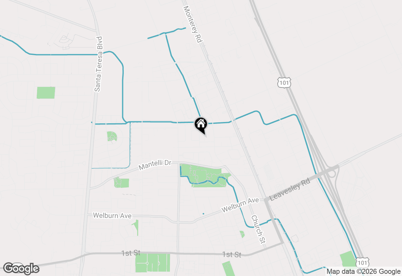 Map of 8920 Taos Way, Gilroy, CA 95020